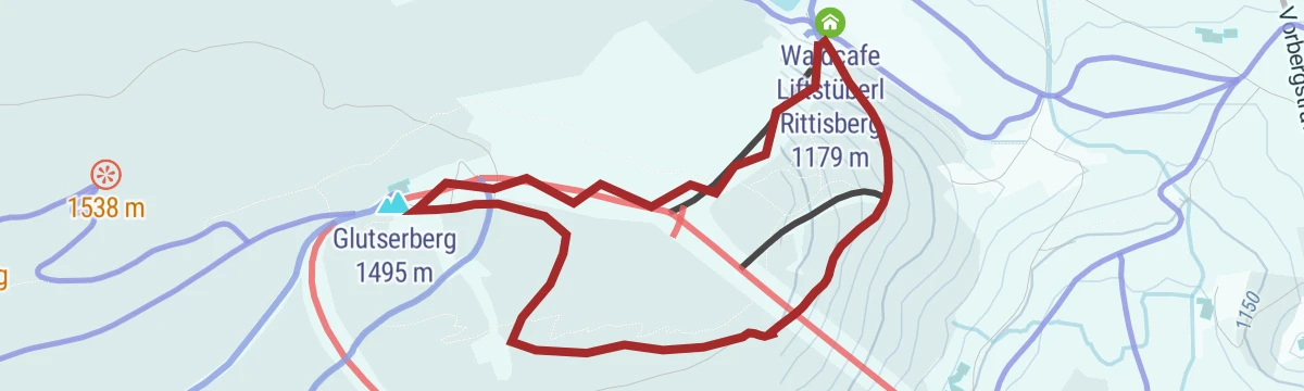Route map: Skitour am Märchenweg Rittisberg